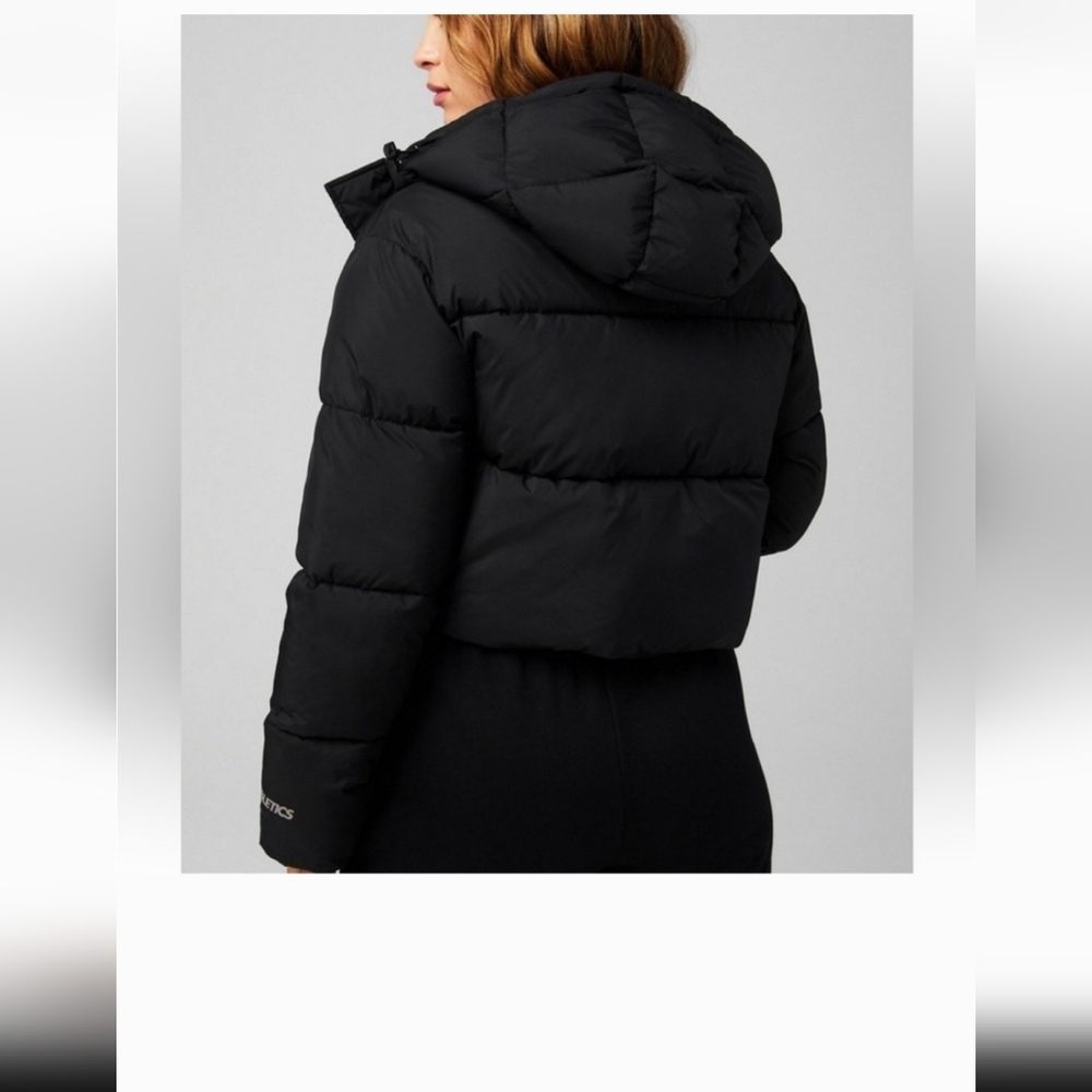 Fabletics Navy Blue Puffer Jacket - Picture 2 of 3